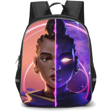 Valorant Astra Backpack StudentPack - Astra World Divided Art