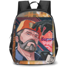 Valorant Brimstone Backpack StudentPack - Brimstone Aesthetic Art