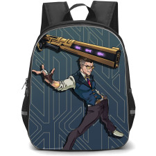 Valorant Chamber Backpack StudentPack - Chamber Pose with Gun