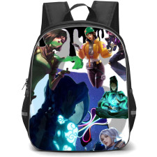 Valorant Collage Backpack StudentPack - Collage Valorant Game Characters