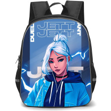 Valorant Jett Backpack StudentPack - Jett Listening Music