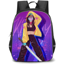 Valorant Killjoy Backpack StudentPack - Killjoy Hoodie with Sword