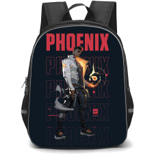Valorant Phoenix Backpack StudentPack - Phoenix Character with Gun