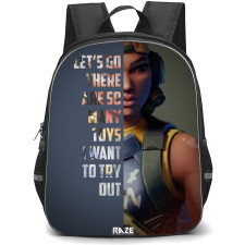 Valorant Raze Backpack StudentPack - Raze Show Half Character