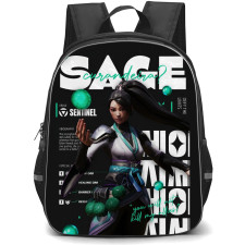 Valorant Sage Backpack StudentPack - Sage Cartoon Art