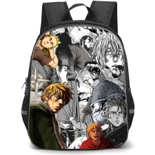 Vinland Saga Thorfinn Backpack StudentPack - Thorfinn Comic Art Collage