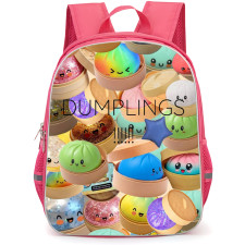 Glitter Dumplings Backpack School Bag StudentPack - Glitter Dumplings Adorable Rainbow Bun Collage Poster
