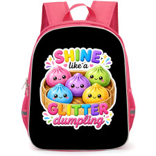 Glitter Dumplings Backpack School Bag StudentPack - Glitter Dumplings In Bamboo Basket Sticker