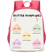Glitter Dumplings Backpack School Bag StudentPack - Glitter Dumplings Cute Glitter Dumpling Characters Poster