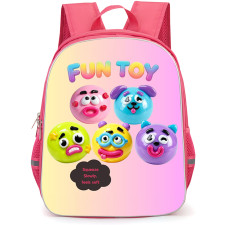 Smushers Backpack School Bag StudentPack - Smushers Kawaii Squishy Emoji Faces Poster