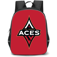 WNBA Las Vegas Aces Backpack StudentPack - Las Vegas Aces Logo On Red Background