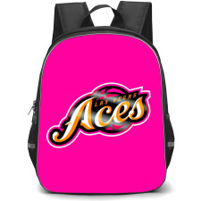 WNBA Las Vegas Aces Backpack StudentPack - Las Vegas Aces Typography Logo Sticker
