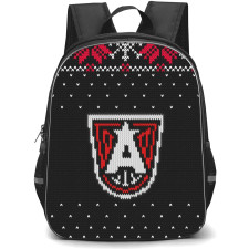 WNBA Atlanta Dream Backpack StudentPack - Atlanta Dream Winter Sweater Design Poster