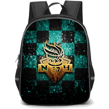 WNBA New York Liberty Backpack StudentPack - New York Liberty Golden Logo On Glitter Background