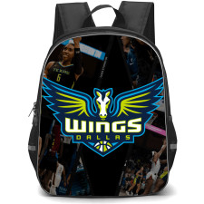 WNBA Dallas Wings Backpack StudentPack - Dallas Wings Logo On Match Picture Background Sticker