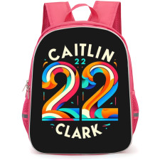WNBA Caitlin Clark Backpack StudentPack - Caitlin Clark 22 Sticker On Black Background