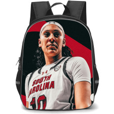 WNBA Kamilla Cardoso Backpack StudentPack - Kamilla Cardoso Candid Picture On Red Black Background