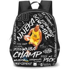 WNBA Nneka Ogwumike Backpack StudentPack - Nneka Ogwumike 30 MVP 2016 Sticker