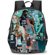 WNBA Sabrina Ionescu Backpack StudentPack - Sabrina Ionescu Annikas Shuffle Poster