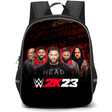 WWE Backpack StudentPack - WWE 2K23 The Bloodline Civil War Unleashed Poster