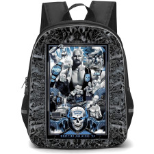 WWE Steve Austin Backpack StudentPack - Steve Austin Collage Frame Poster
