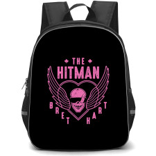 WWE Bret Hart Backpack StudentPack - Bret Hart Hitman Logo