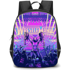 WWE Daniel Bryan Backpack StudentPack - Daniel Bryan Champion Belt Cartoon Art