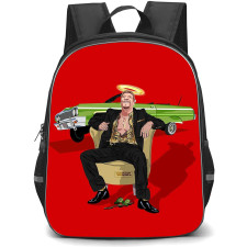 WWE Eddie Guerrero Backpack StudentPack - Eddie Guerrero Halo Cartoon Art