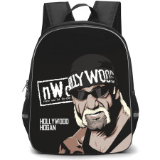 WWE Hulk Hogan Backpack StudentPack - Hulk Hogan Hollywood Cartoon Art