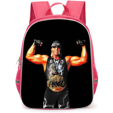 WWE Hollywood Hulk Hogan Backpack StudentPack - Wrestler Standing On Black Background