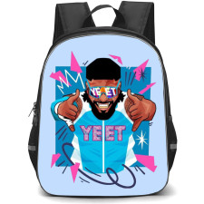 WWE Jey Uso Backpack StudentPack - Jey Uso Illustration Front Pose Blue Background