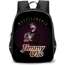 WWE Jimmy Uso Backpack StudentPack - Jimmy Uso Wrestlemania Side Portrait