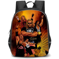 WWE Kevin Nash Backpack StudentPack - Kevin Nash Portrait Poster Cartoon Art