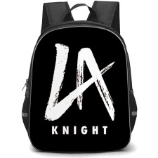 WWE LA Knight Backpack StudentPack - LA Knight Black Background