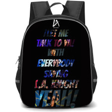 WWE LA Knight Backpack StudentPack - Let Me Talk To Ya With Everybody Sayang LA Knight Yeah