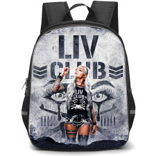 WWE Liv Morgan Backpack StudentPack - WWE Liv Morgan Standing On Liv Club Background Poster