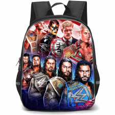 WWE Backpack StudentPack - WWE Roman Reigns And Cody Rhodes Transformation Poster