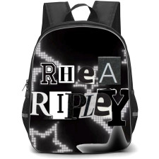 Rhea Ripley Backpack StudentPack - Rhea Ripley Name Lettering Grayscale Poster