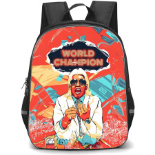 WWE Ric Flair Backpack StudentPack - Ric Flair Portrait Word Champion Poster