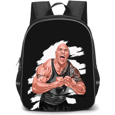 WWE The Rock Backpack StudentPack - The Rock Rage Cartoon Art