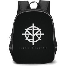 WWE Seth Rollins Backpack StudentPack - Seth Rollins Logo On Black Background