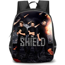 WWE The Shield Backpack StudentPack - The Shield Member Stand On Volcano Poster