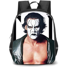 WWE Sting Backpack StudentPack - Sting Fierce Portrait Poster In White Backgrund