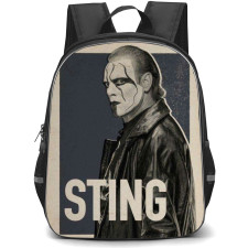 WWE Sting Backpack StudentPack - Sting Side Portrait Beige Background