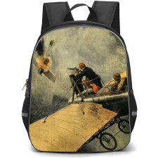 World War 1 Flying Aces Backpack School Bag StudentPack - World War 1 Achille Belt Painting