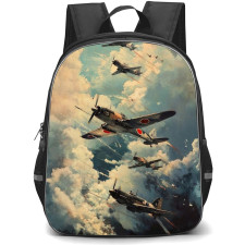 World War 1 Flying Aces Backpack School Bag StudentPack - World War 1 Kawasaki K61 Hien Fighter
