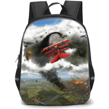 World War 1 Flying Aces Backpack School Bag StudentPack - World War 1 Red Baron Combat Poster