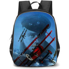 World War 1 Flying Aces Backpack School Bag StudentPack - World War 1 Red Baron Sky Portrait