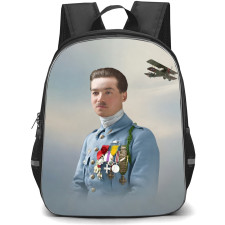 World War 1 Flying Aces Backpack School Bag StudentPack - World War 1 Ren? Paul Fonck Portrait