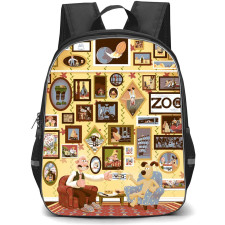 Wallace and Gromit Backpack StudentPack - Wallace and Gromit Enjoy coffee and Cakes Poster
